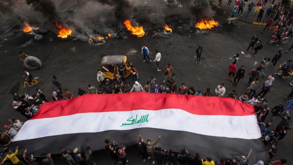 جرحى من المتظاهرين والشرطة في صدامات جنوبي العراق