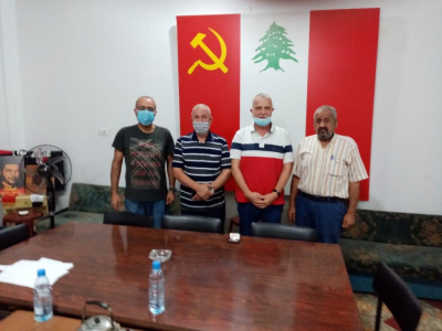 قيادة فتح في الشمال تلتقي قيادة الحزب  الشيوعي اللبناني