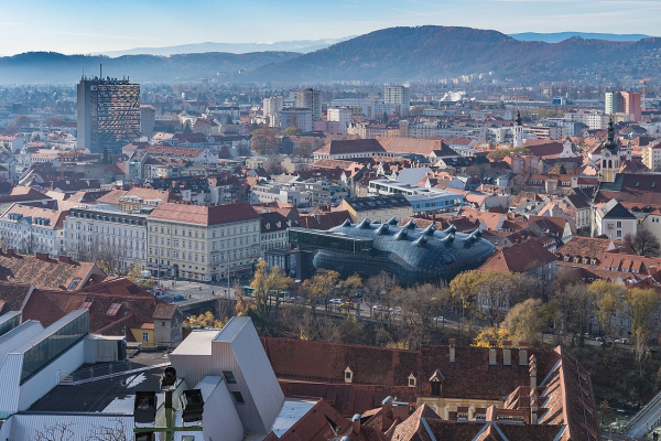 The city of Graz. (Isiwal / Wikimedia Commons)