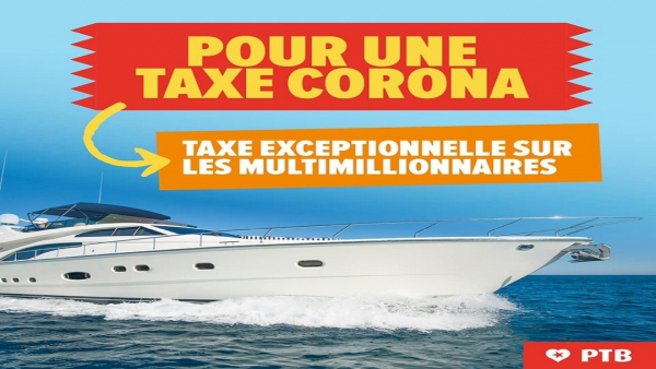 Workers Party of Belgium calls for a 5% one-time wealth tax on super-rich people